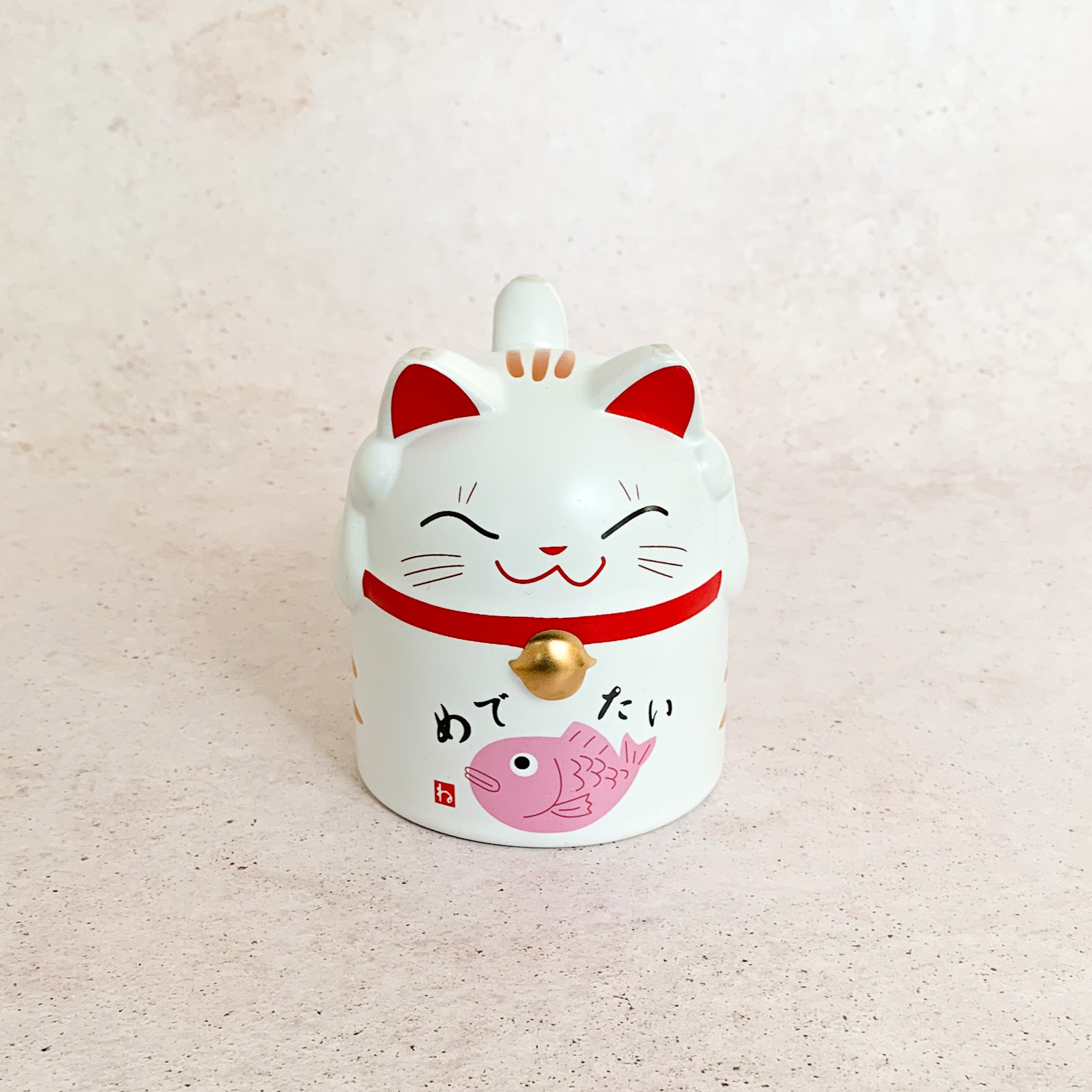 Tazza gatto Maneki Neko rosa - Giusmìn